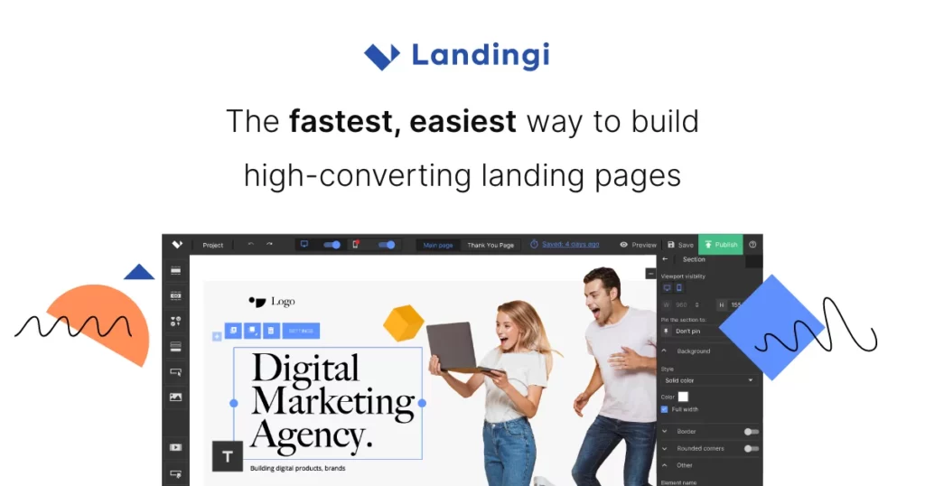 Landingi landing page